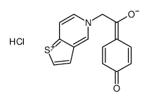 1-(4-hydroxyphenyl)-2-thieno[3,2-c]pyridin-5-ium-5-ylethanone,chloride结构式