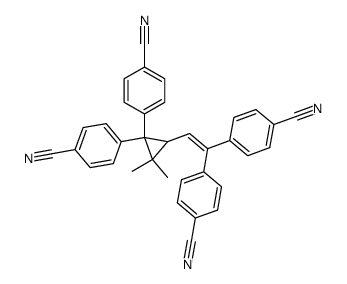 6,6-bis-(4-chloro-phenyl)-4,4-dimethyl-tetrahydro-pyran-2-one Structure