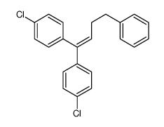 1-chloro-4-[1-(4-chlorophenyl)-4-phenylbut-1-enyl]benzene结构式