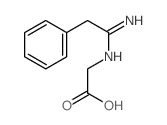2-[(1-amino-2-phenyl-ethylidene)amino]acetic acid structure