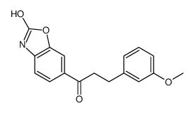 6-[3-(3-methoxyphenyl)propanoyl]-3H-1,3-benzoxazol-2-one结构式