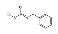 N-benzyl-S-chloroisothiocarbamoyl chloride结构式