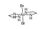 {NiBr2(ethylene diamine)2}结构式