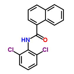 N-(2,6-Dichlorophenyl)-1-naphthamide Structure