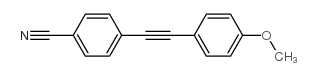 4-(4-methoxy-phenylethynyl)-benzonitrile Structure