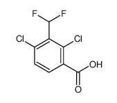 2,4-dichloro-3-(difluoromethyl)benzoic acid Structure