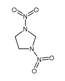 1,3-dinitro-1,3-diazacyclopentane Structure