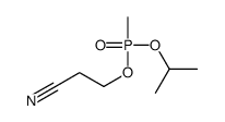 3-[methyl(propan-2-yloxy)phosphoryl]oxypropanenitrile结构式