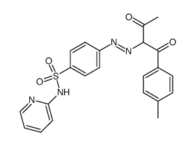 4-{[1-(4-methyl-benzoyl)-2-oxo-propylidene]-hydrazino}-N-pyridin-2-yl-benzenesulfonamide Structure