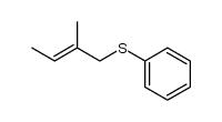 E-2-methyl-1-phenylthio-2-butene Structure