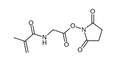 N-Methacryloylglycin-succinimidoester结构式