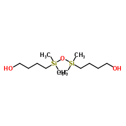 1,3-双(4-羟基丁基)四甲基二硅氧烷结构式