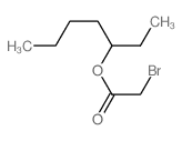 Acetic acid, 2-bromo-,1-ethylpentyl ester结构式