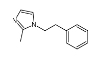 2-methyl-1-(2-phenylethyl)imidazole结构式