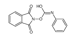 (1,3-dioxoisoindol-2-yl) N-phenylcarbamate Structure