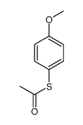 S-(4-methoxyphenyl) ethanethioate Structure