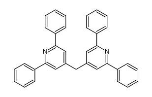 4-[(2,6-diphenylpyridin-4-yl)methyl]-2,6-diphenylpyridine Structure