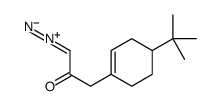 3-(4-tert-butylcyclohexen-1-yl)-1-diazonioprop-1-en-2-olate Structure