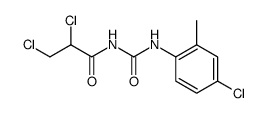 N-(4-Chlor-2-methylphenyl)-N'-(2,3-dichlorpropionyl)-harnstoff Structure