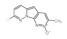 8-chloro-3-methyl-pyrrolo[1,5-b,2,3-c']dipyridazine 2-oxide结构式