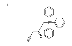 (3-cyano-2-oxopropyl)-triphenylphosphanium,iodide结构式