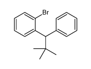 1-bromo-2-(2,2-dimethyl-1-phenylpropyl)benzene结构式