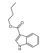 butyl 1H-indole-3-carboxylate结构式