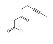 methyl 3-oxooct-6-ynoate结构式