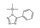 trimethyl-(5-phenyltetrazol-1-yl)silane结构式