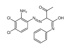 2-[(2-amino-3,4-dichlorophenyl)diazenyl]-3-oxo-N-phenylbutanamide Structure