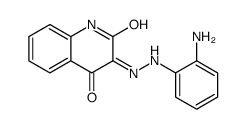 3-[(2-aminophenyl)hydrazinylidene]-1H-quinoline-2,4-dione Structure