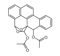 4,7-dihydro-4,6a-epoxychryseno[4,5-cde]oxepine-6,7(6h)-diyl diacetate结构式