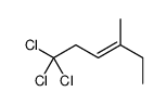 1,1,1-trichloro-4-methylhex-3-ene结构式