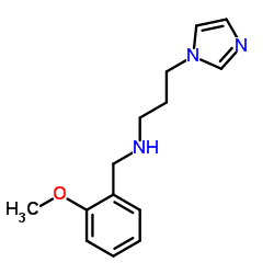 3-(1H-Imidazol-1-yl)-N-(2-methoxybenzyl)-1-propanamine Structure
