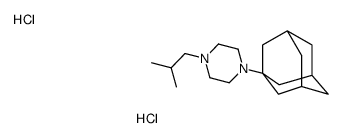 1-(1-adamantyl)-4-(2-methylpropyl)piperazine,dihydrochloride结构式