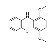 2-chloro-N-(2,5-dimethoxyphenyl)aniline Structure