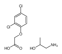 1-aminopropan-2-ol,2-(2,4-dichlorophenoxy)acetic acid Structure