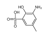 5-amino-4-hydroxytoluene-3-sulphonic acid structure