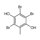 2,3,5-tribromo-6-methylbenzene-1,4-diol Structure