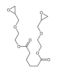 bis[2-(oxiran-2-ylmethoxy)ethyl] hexanedioate Structure
