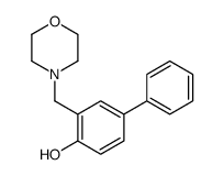 3-(Morpholinomethyl)biphenyl-4-ol结构式