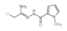 N'1-[(1-METHYL-1H-PYRROL-2-YL)CARBONYL]-2-CHLOROETHANEHYDRAZONAMIDE Structure