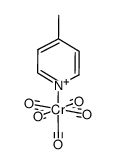 pentacarbonyl(4-methylpyridine)chromium(0) Structure