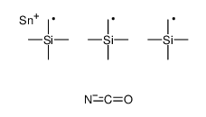 [isocyanato-bis(trimethylsilylmethyl)stannyl]methyl-trimethylsilane Structure