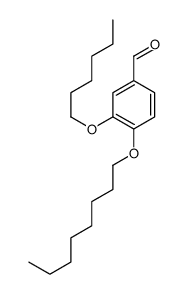 3-hexoxy-4-octoxybenzaldehyde Structure