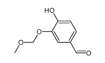 4-hydroxy-3-(methoxymethoxy)benzaldehyde Structure