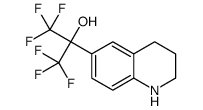 1,1,1,3,3,3-hexafluoro-2-(1,2,3,4-tetrahydroquinolin-6-yl)propan-2-ol Structure