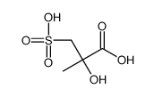 2-hydroxy-2-methyl-3-sulfopropanoic acid结构式