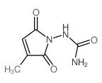 Urea,N-(2,5-dihydro-3-methyl-2,5-dioxo-1H-pyrrol-1-yl)- structure