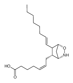 11α,9α-Epoxyimino-9,11,15-tridesoxy-PGF(2)结构式